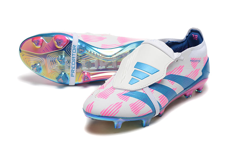 Adidas Predator Elite Tongue White Blue Pink