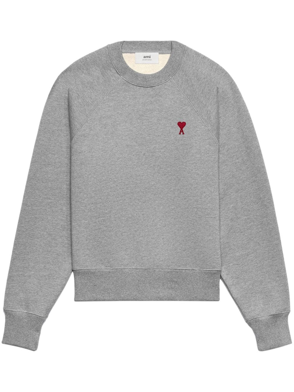 AMI Paris logo-embroidered organic-cotton Sweatshirt