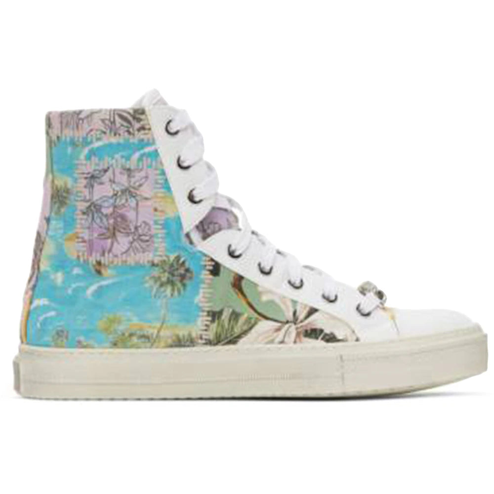 AMIRI Hawaiian Reconstructed Sunset High Top White Multi