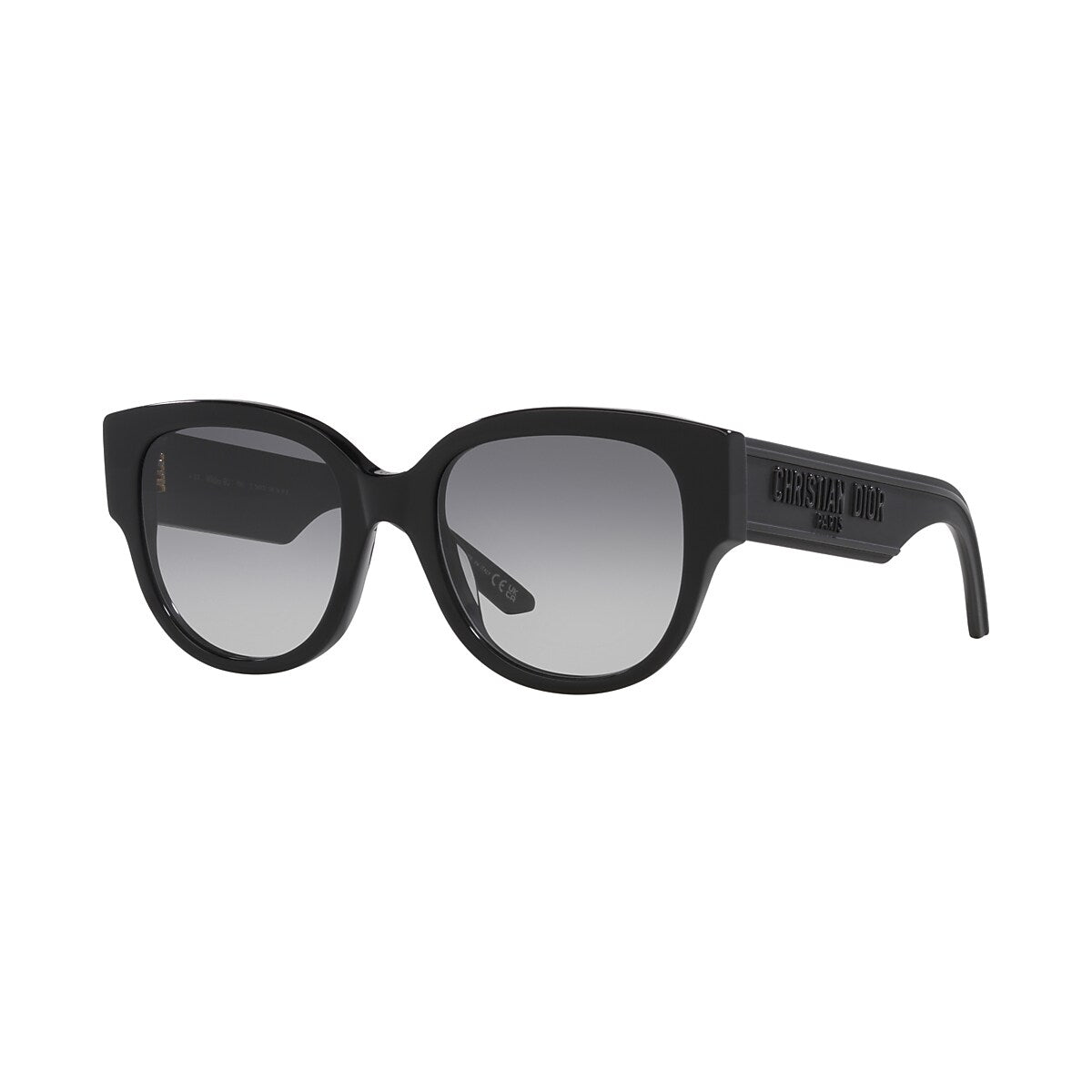 DIOR CD40021U Black - Women Luxury Sunglasses, Smoke Lens