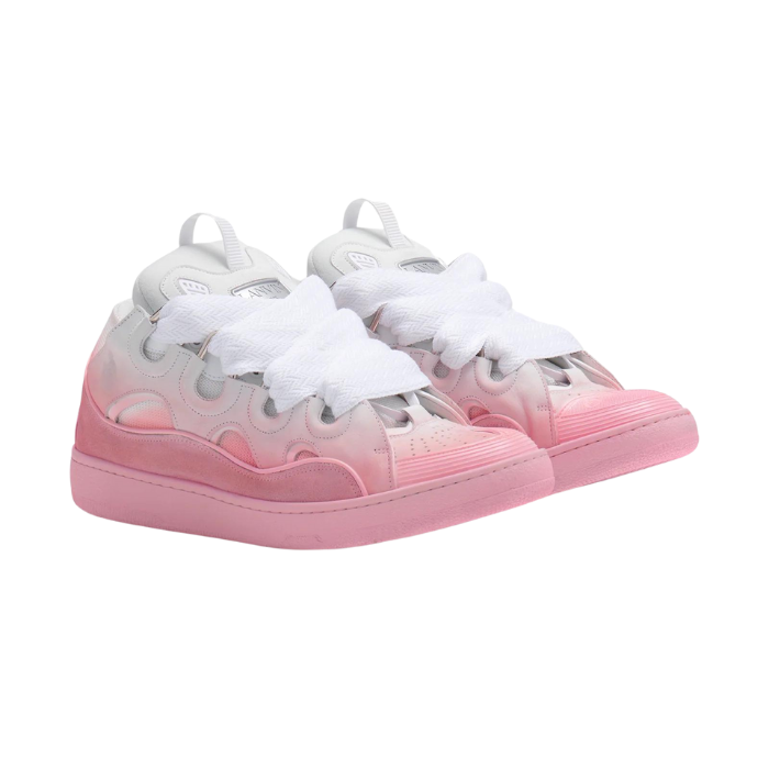 Lanvin Leather Curb Pink/White