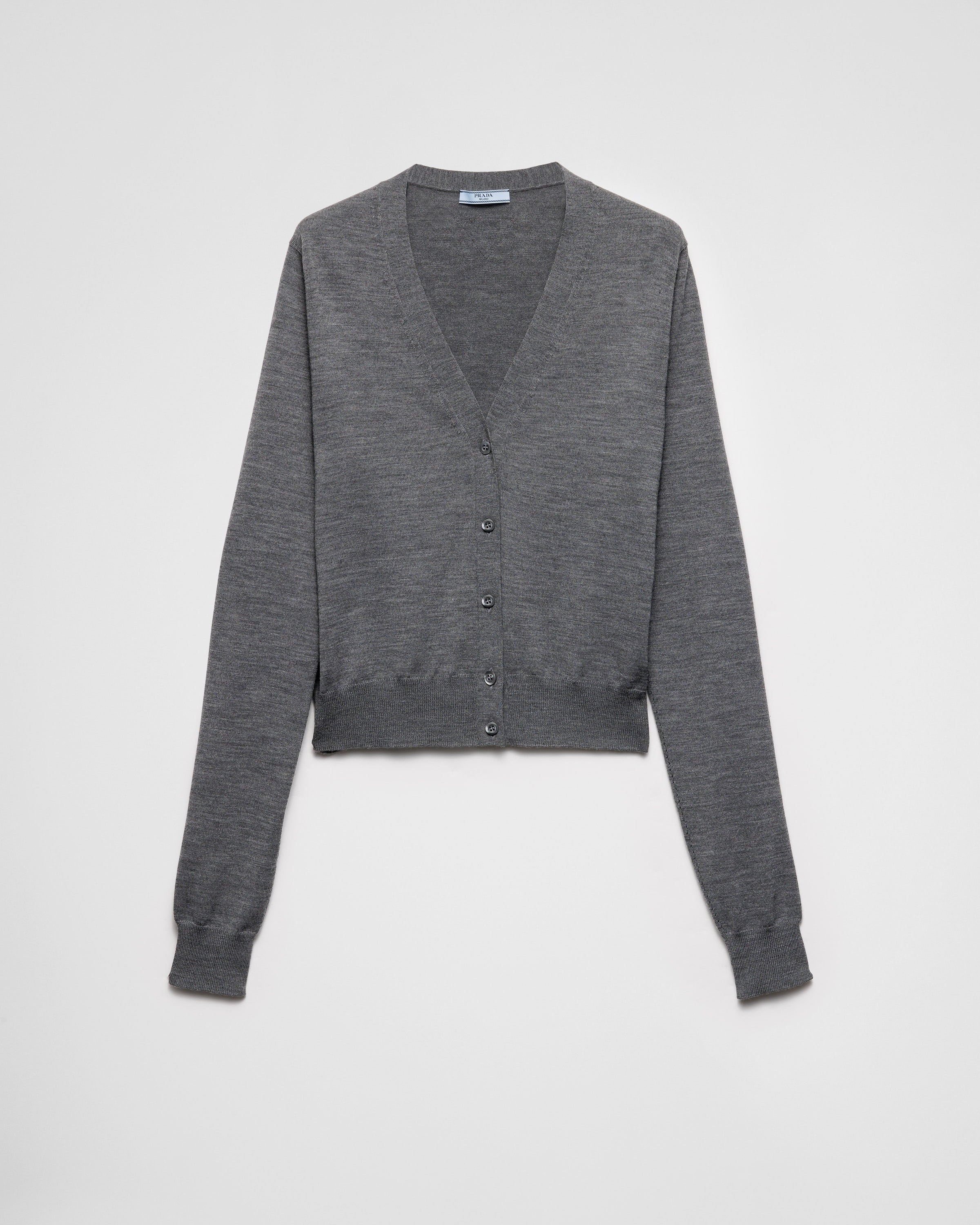 Wool cardigan Slate Gray