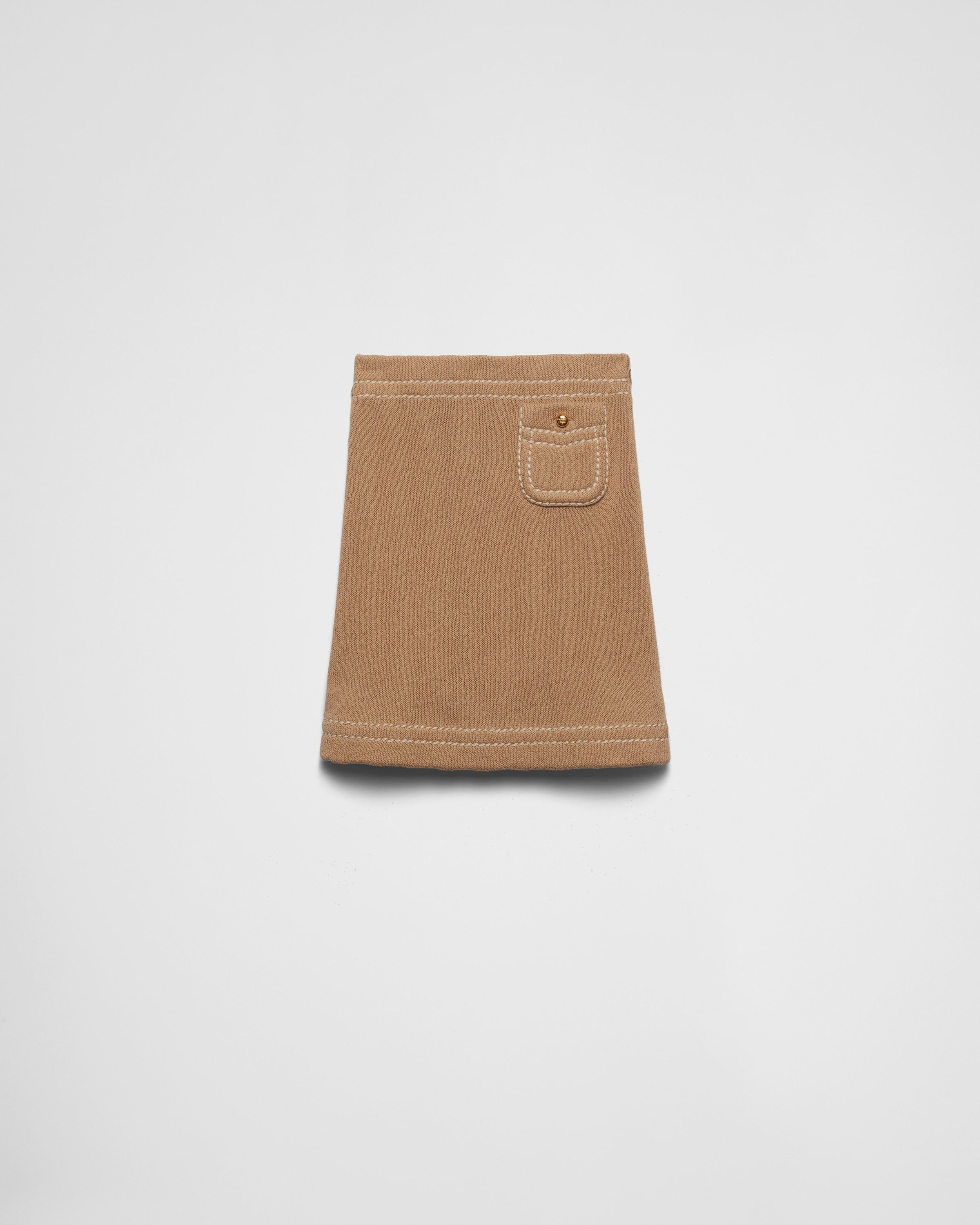 Cotton miniskirt Albino White