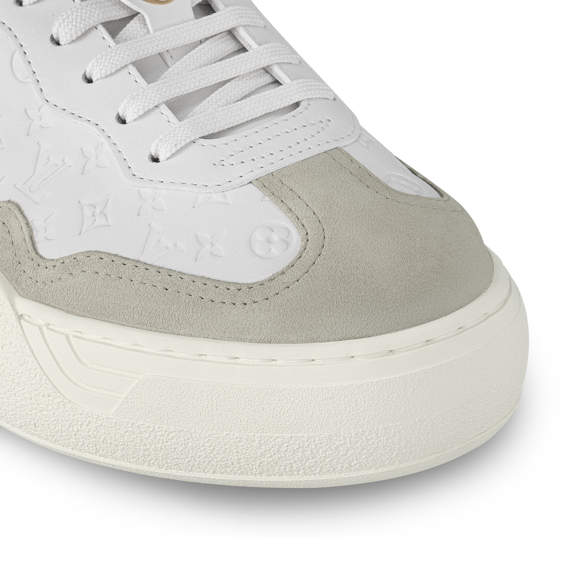 LV Groovy Platform Sneaker - White