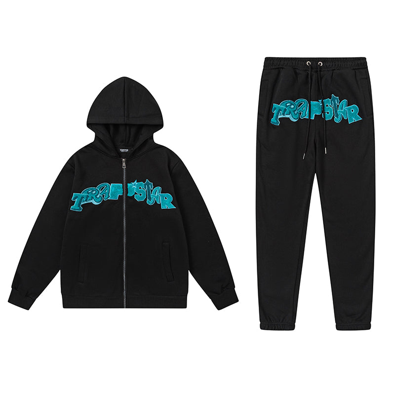 Trapstar Black/Blue Tracksuit