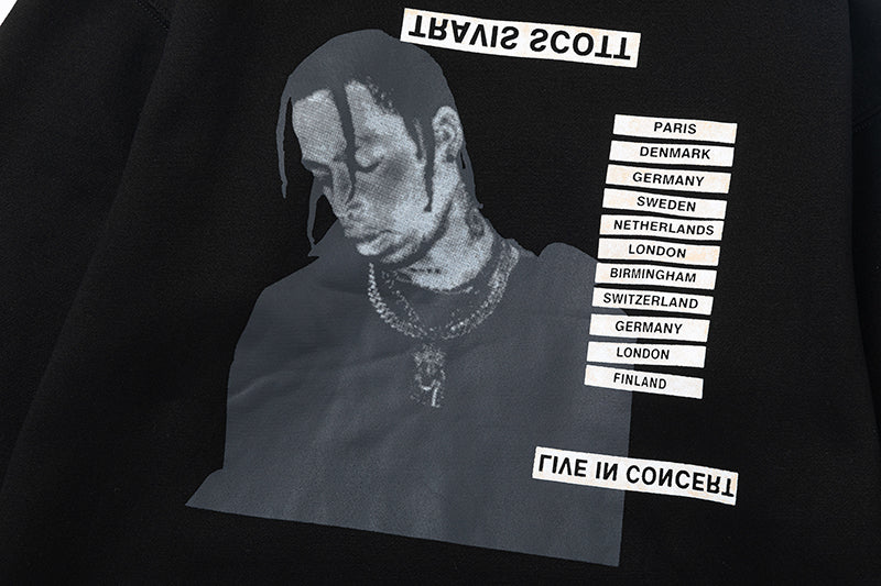 Travis Scott Hoodie Birds Eye View Tour Europe Tour