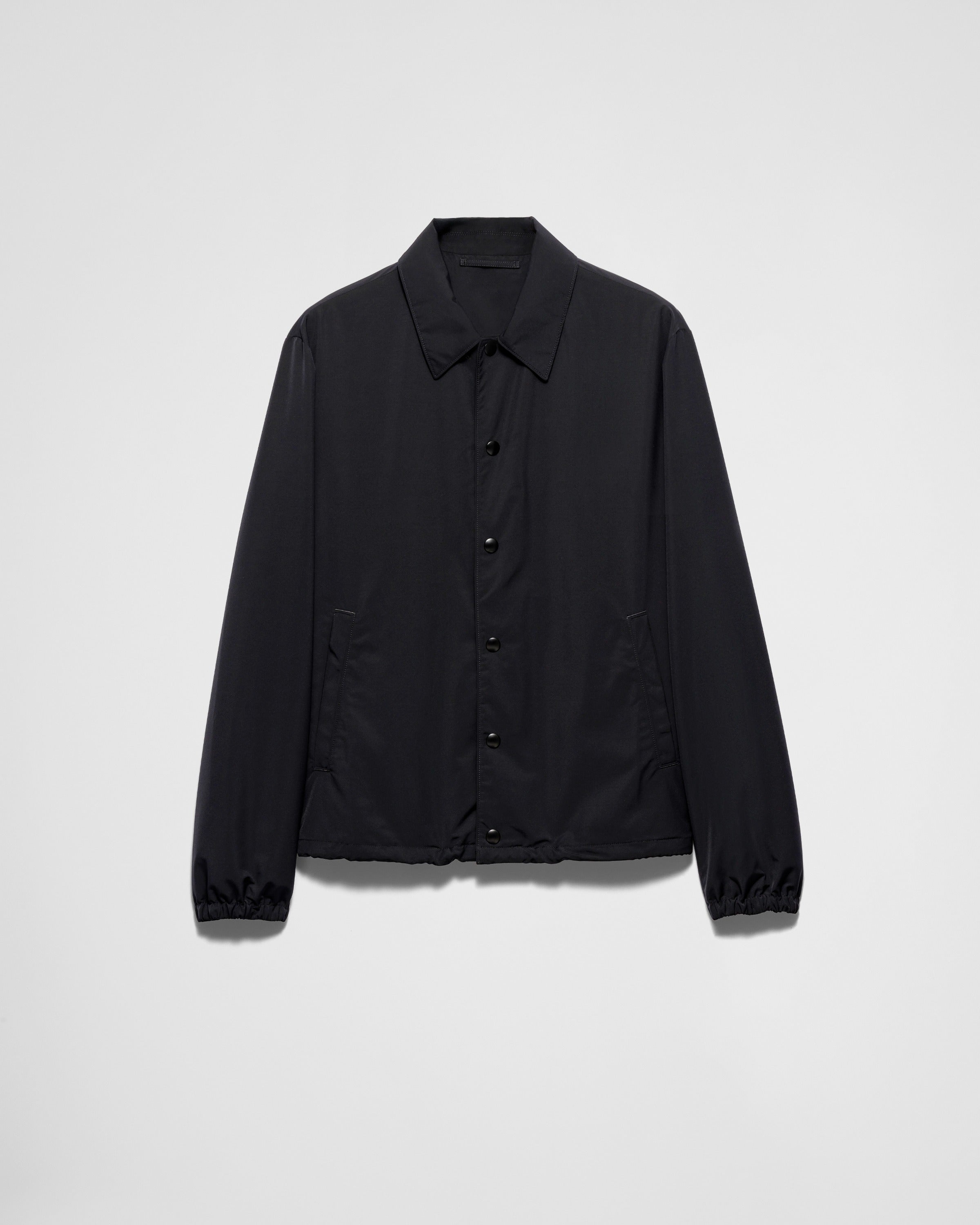 Wool blouson Black