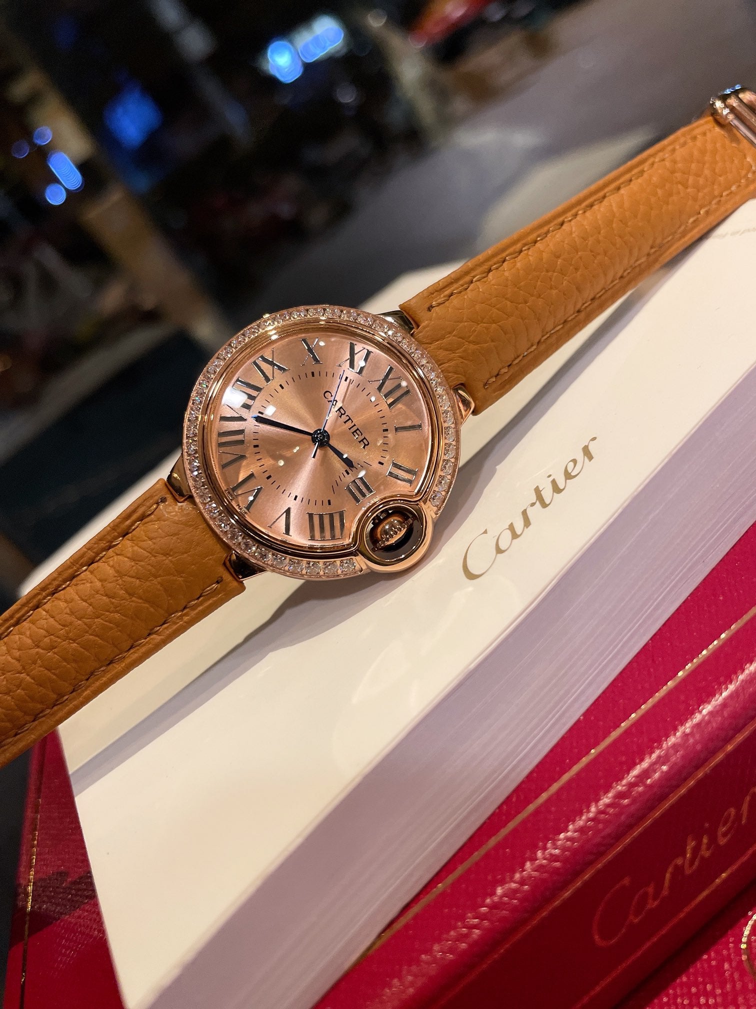 Cartier Ballon Bleu 33mm Rose Gold