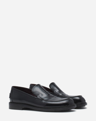 SPINTO LOAFERS IN GLOSSY LEATHER - BLACK