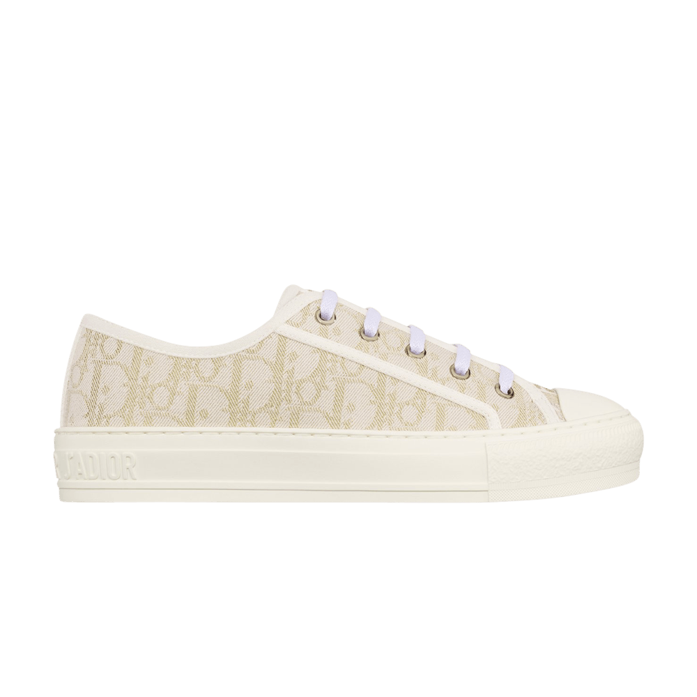 Dior Wmns Walk'N'Dior Canvas Low 'Gold Tone Oblique'