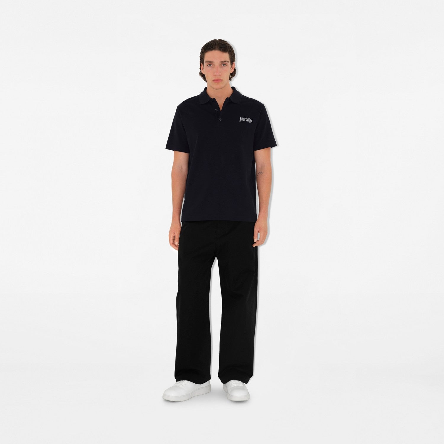 Cotton Polo Shirt - Coal