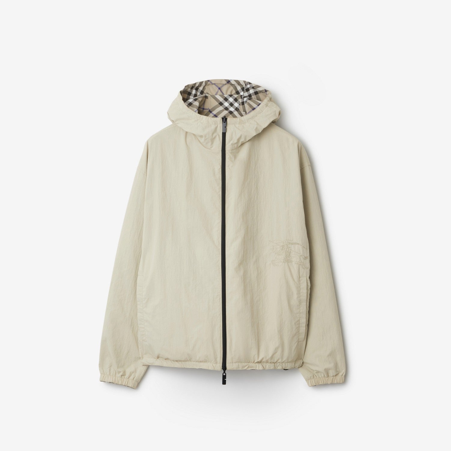 Reversible Check Jacket - Lichen