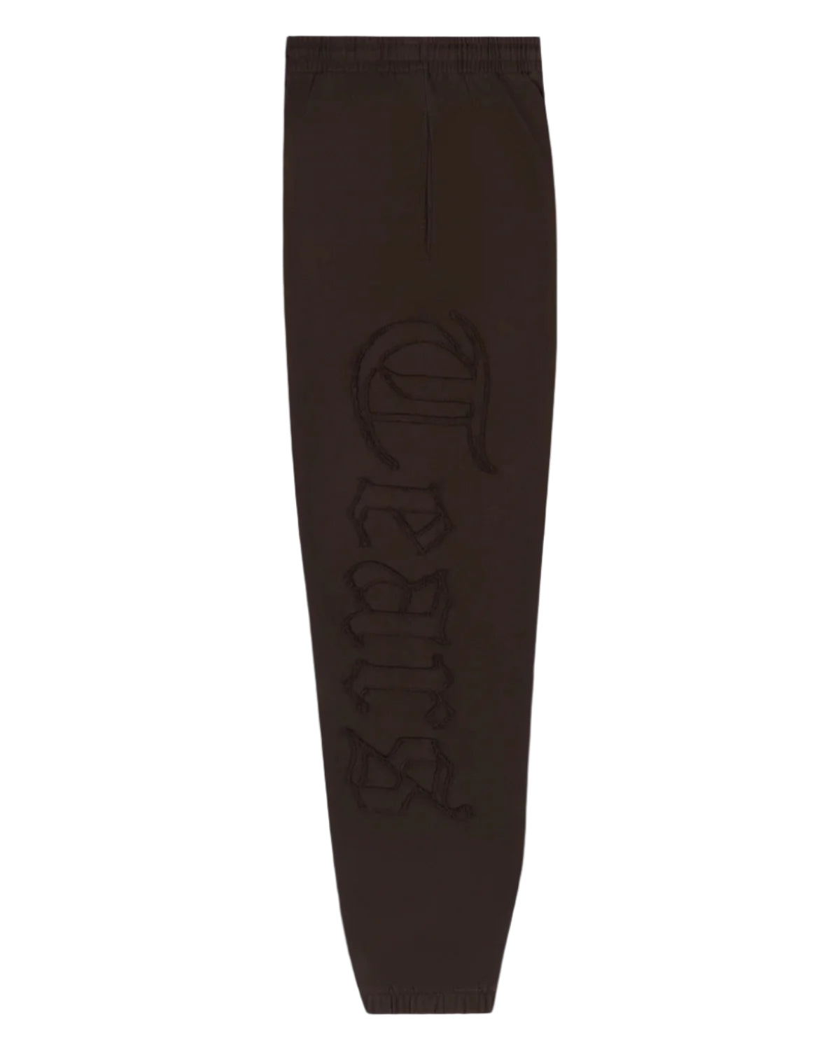 Tears Cut Out Sweatpants Brown