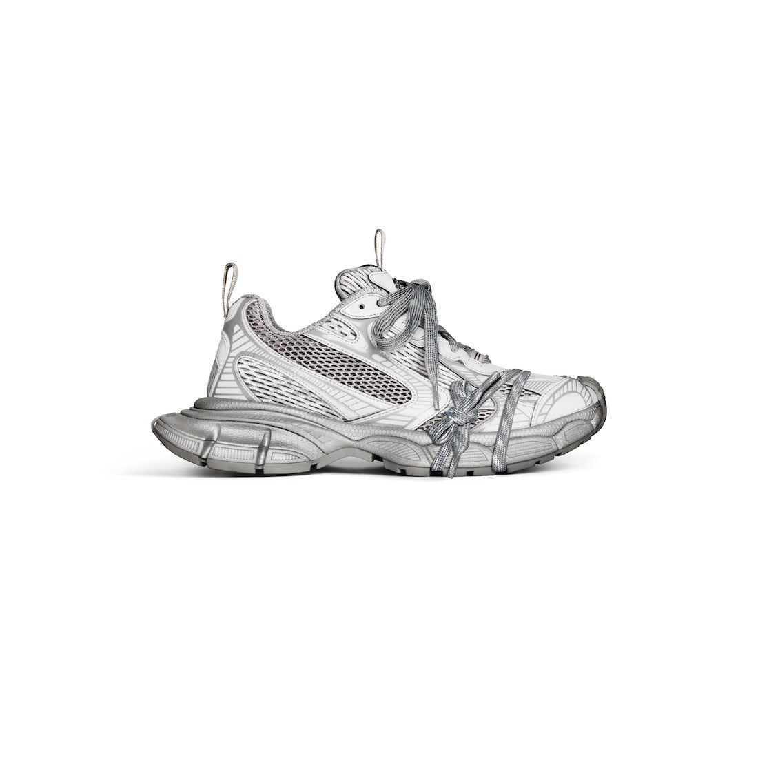 3XL Reflective Sneaker in grey mesh and polyurethane