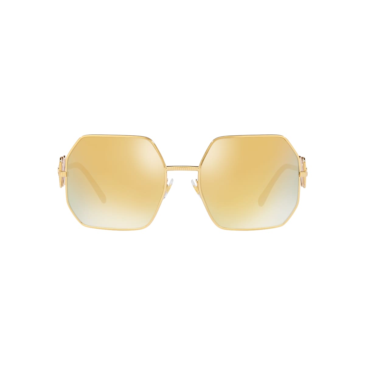 VERSACE VE2248 Gold - Women Luxury Sunglasses, Brown Mirror Gold Lens