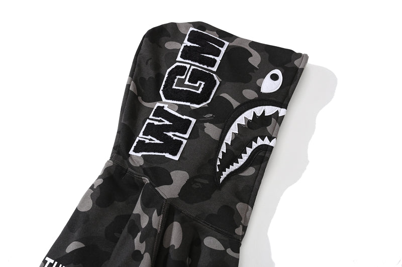 Bape Black/Grey Camouflaged Tracksuit