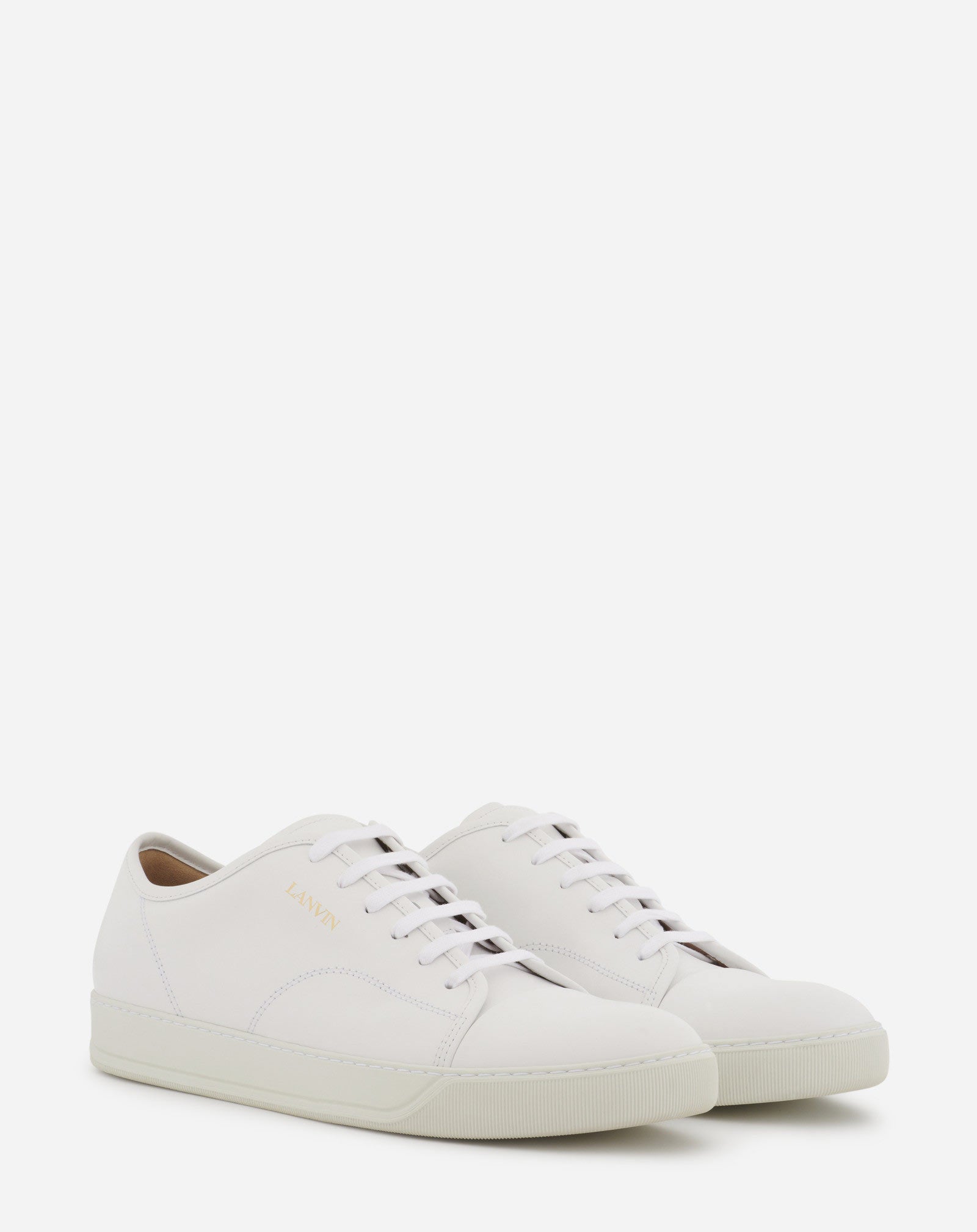 DBB1 LEATHER SNEAKERS - WHITE