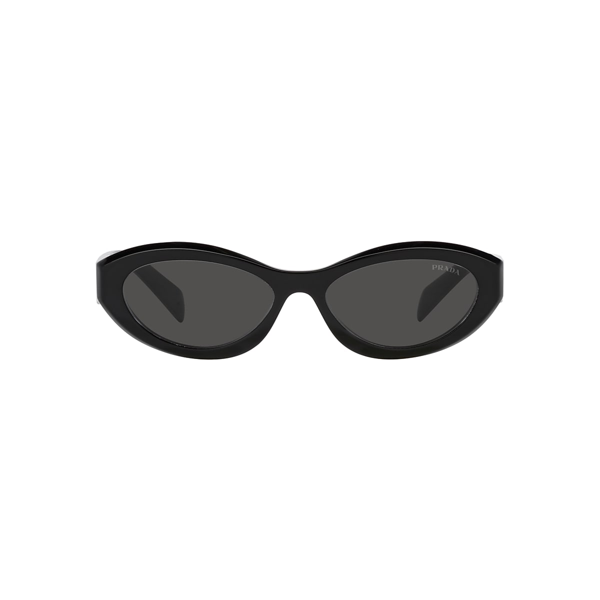 PRADA PR 26ZSF Black - Women Luxury Sunglasses, Dark Grey Lens