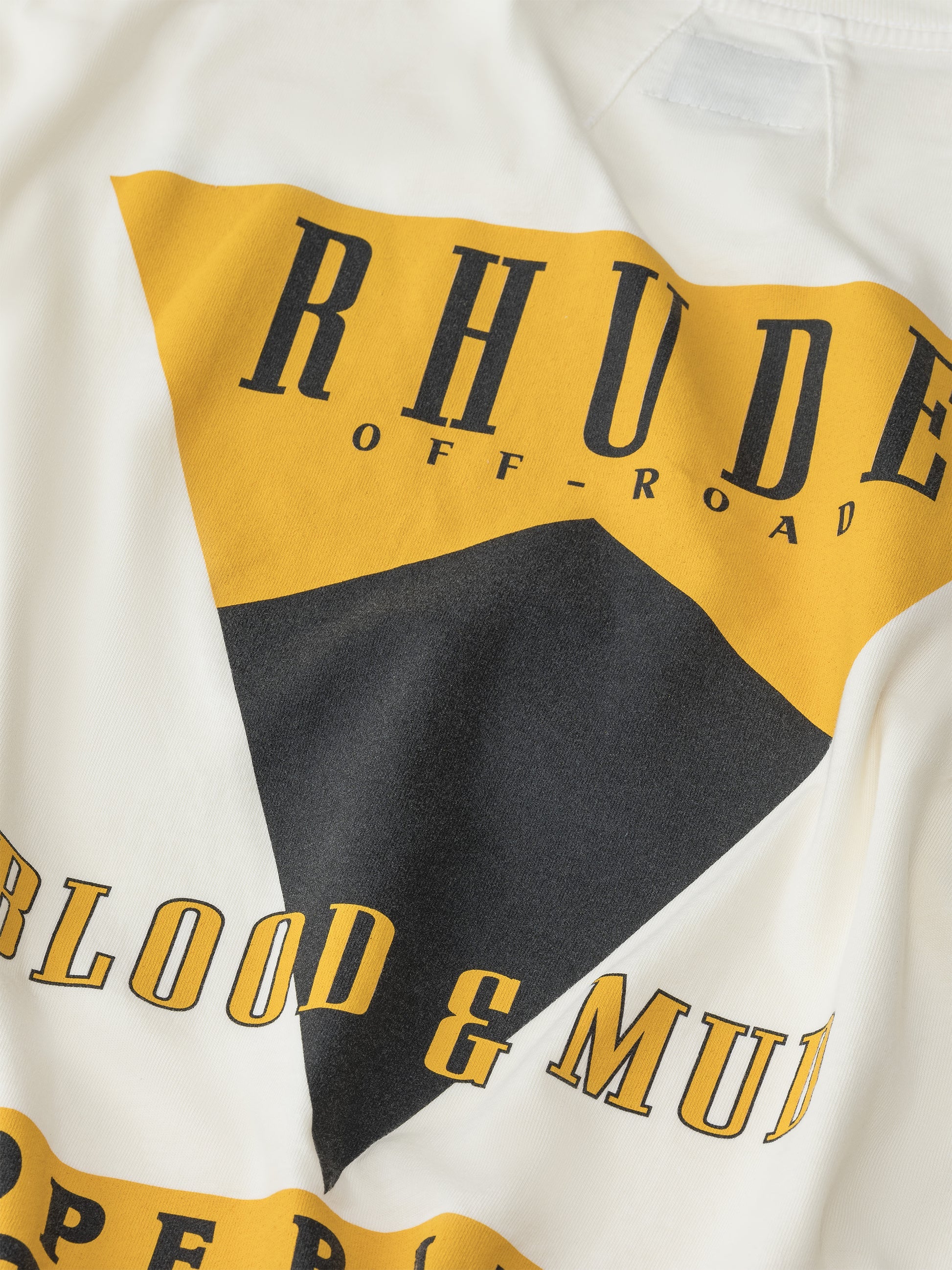 BLOOD AND MUD LS TEE - VTG WHITE
