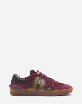 CLAY MESH SNEAKERS - BURGUNDY/GREEN