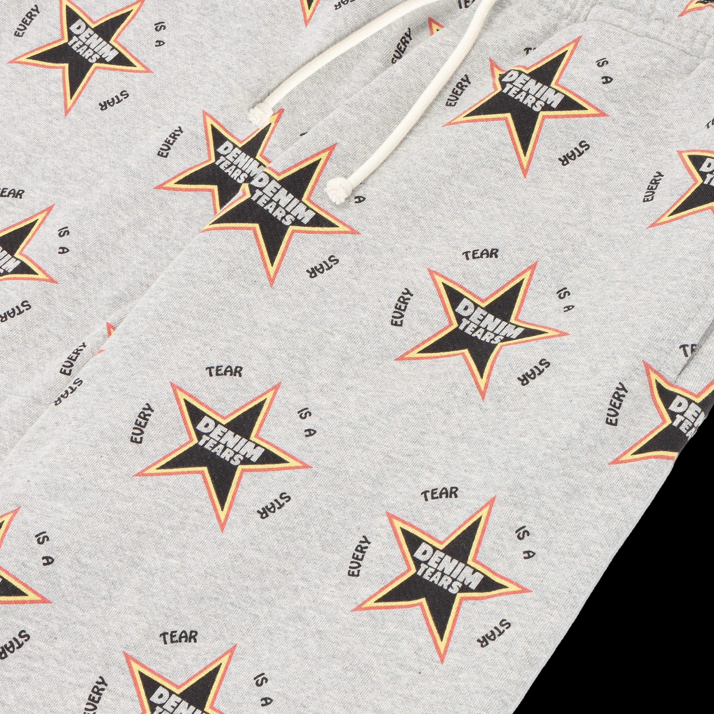 Every Tear Is A Star Sweatpants Grey Grey