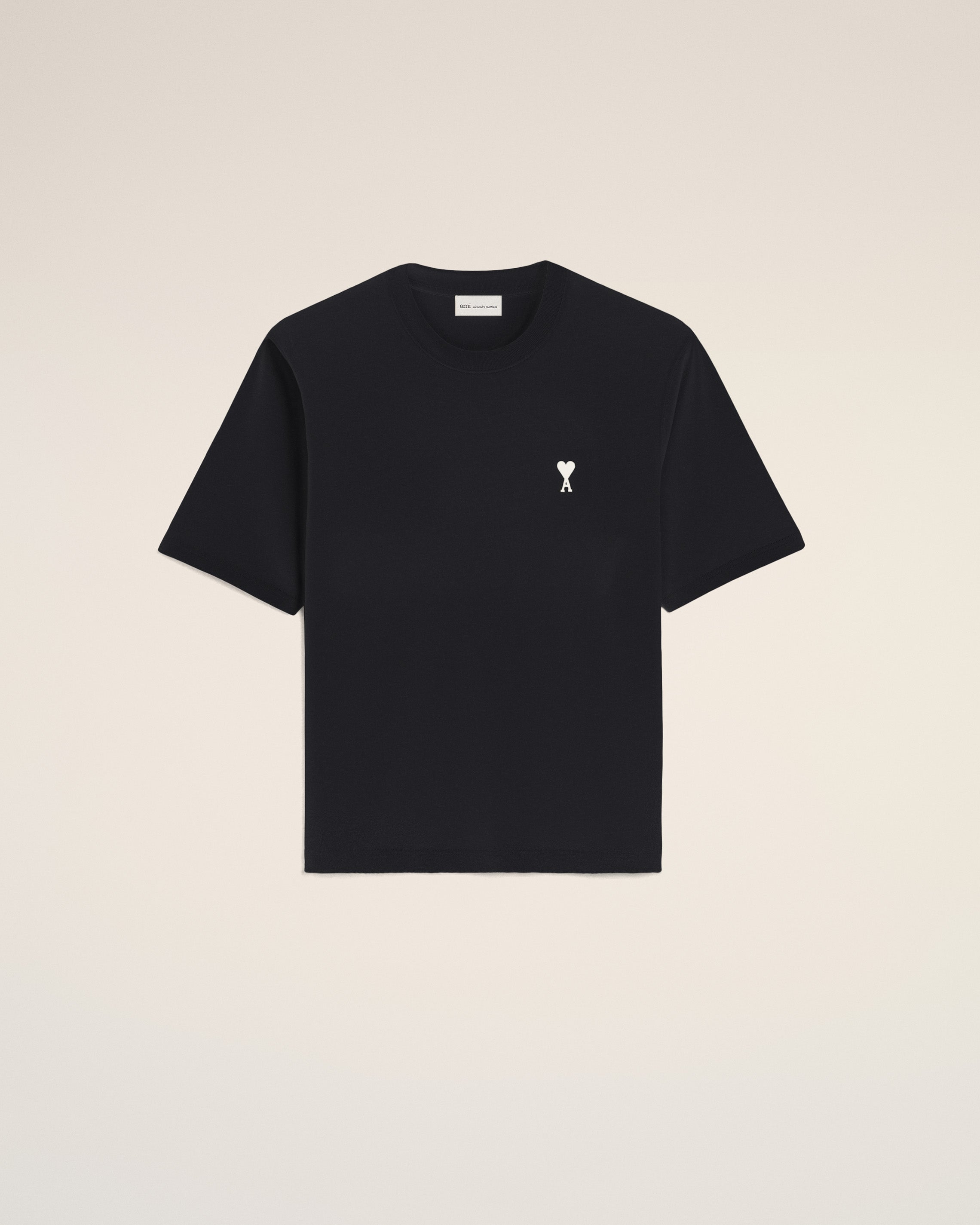 Black t-shirt Ami de Coeur and "Place des Victoires" print on the back BLACK