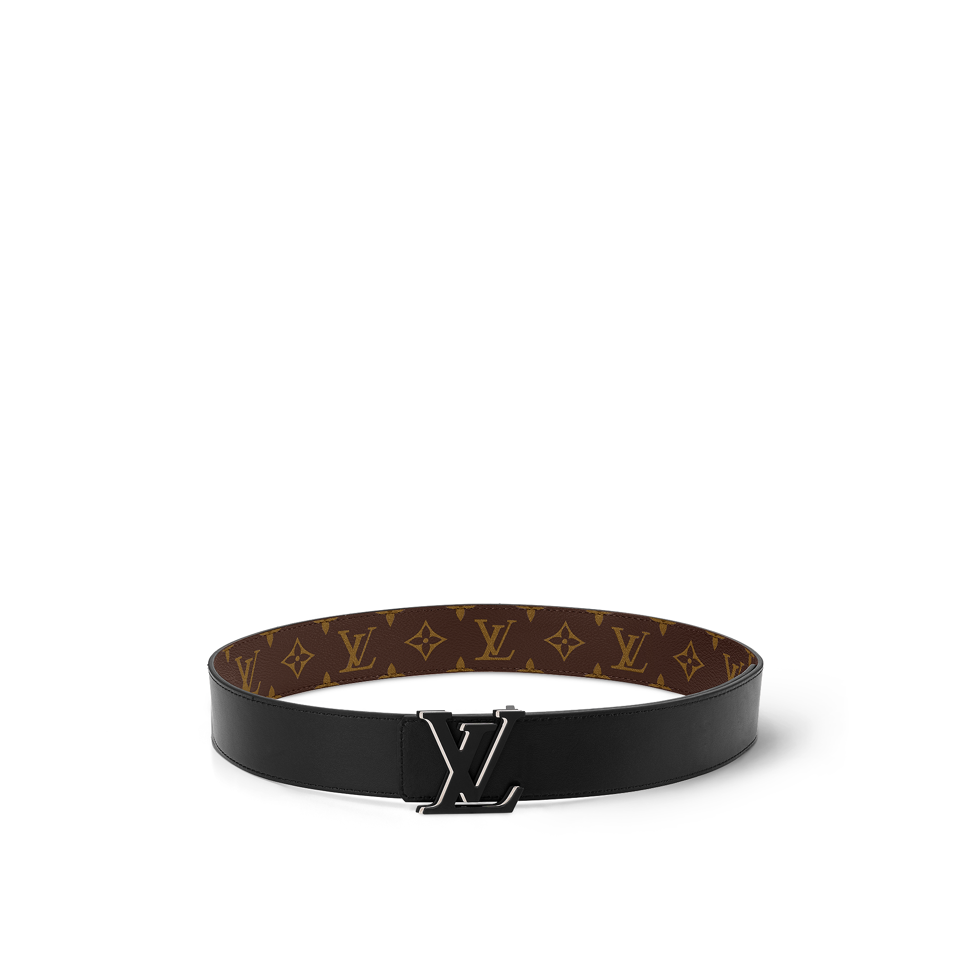 LV Optic 40mm Reversible Belt Monogram Macassar Canvas