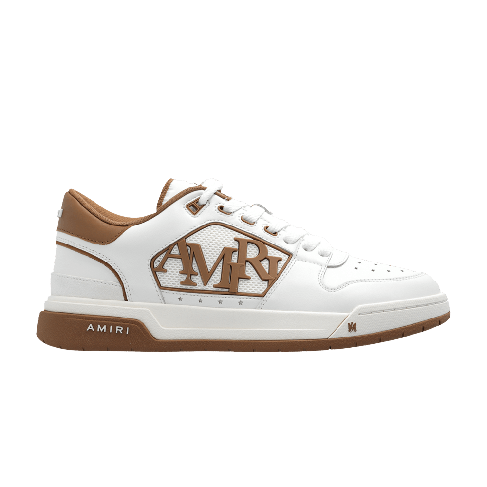 Amiri Classic Low 'Logo - White Brown'