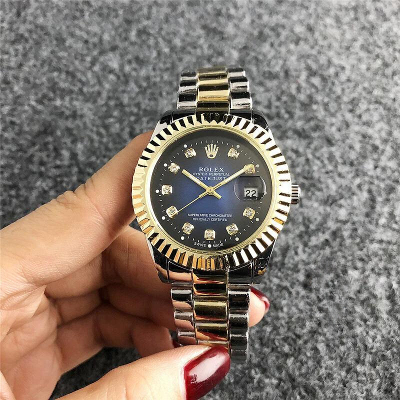 Rolex Datejust 36mm Blue Dial Silver/Golden Bracelet