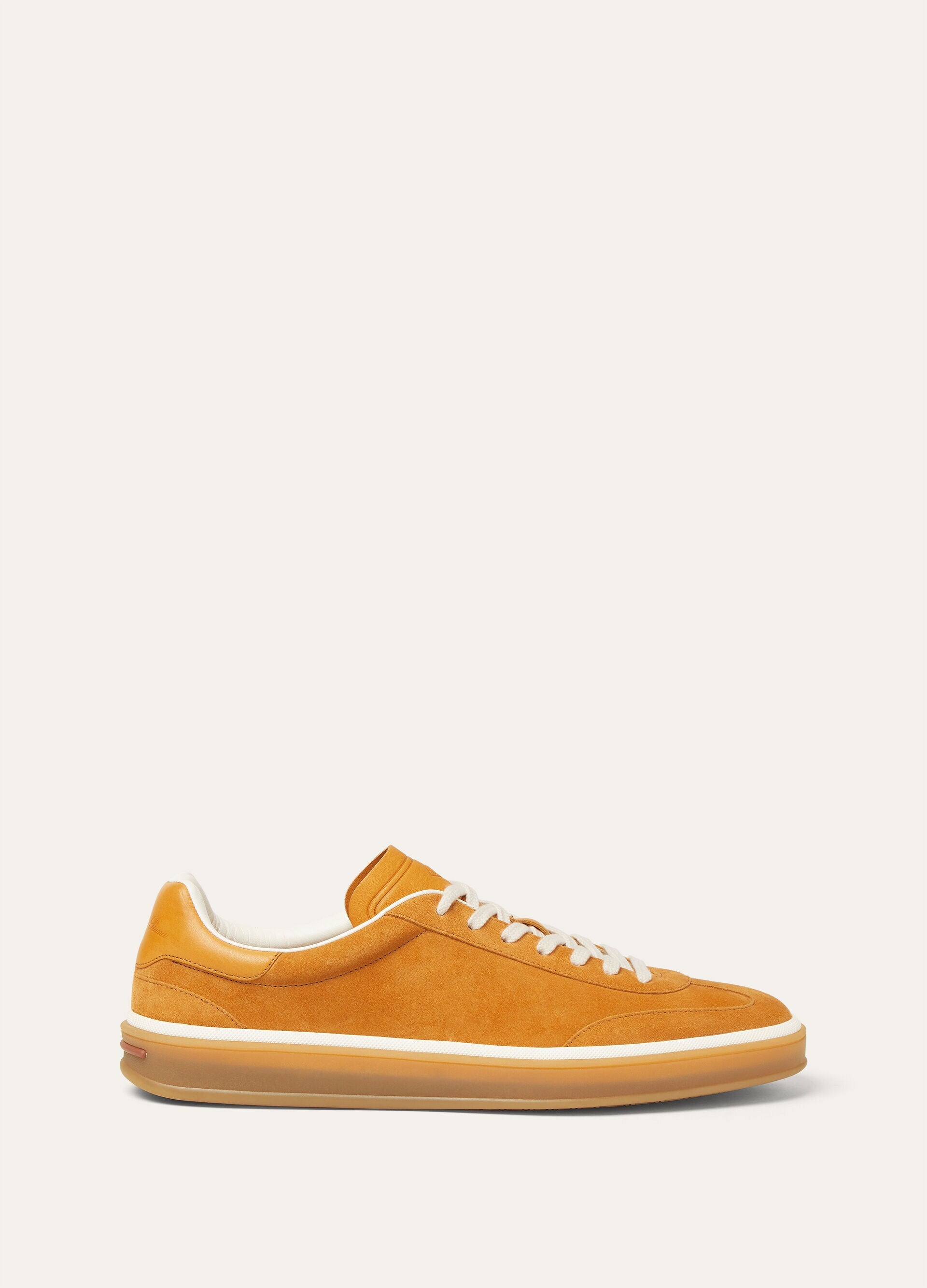 Tennis Walk Sneaker Suede Calf Split 70's Orange