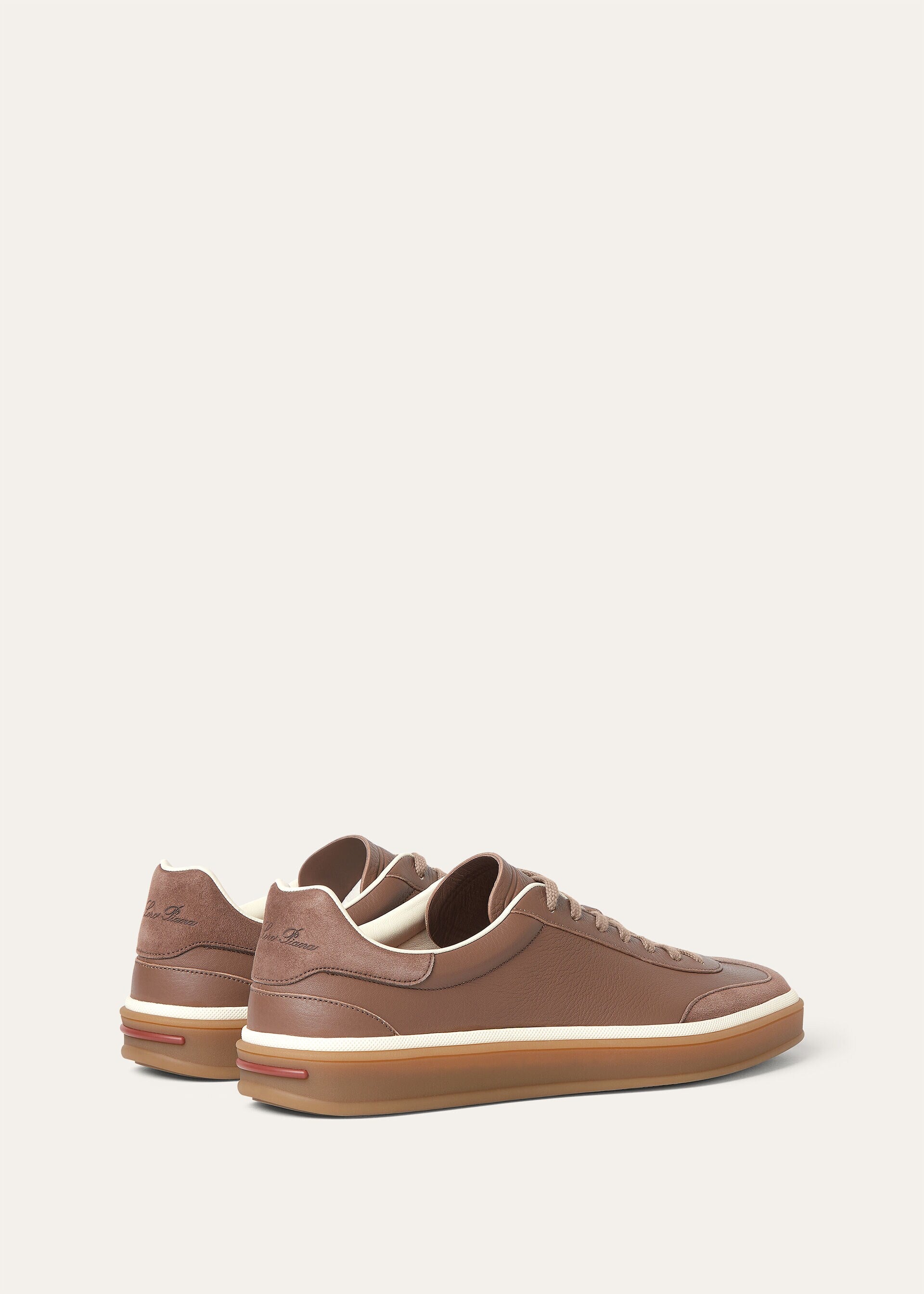 Tennis Walk Sneaker Calfskin Grey Taupe