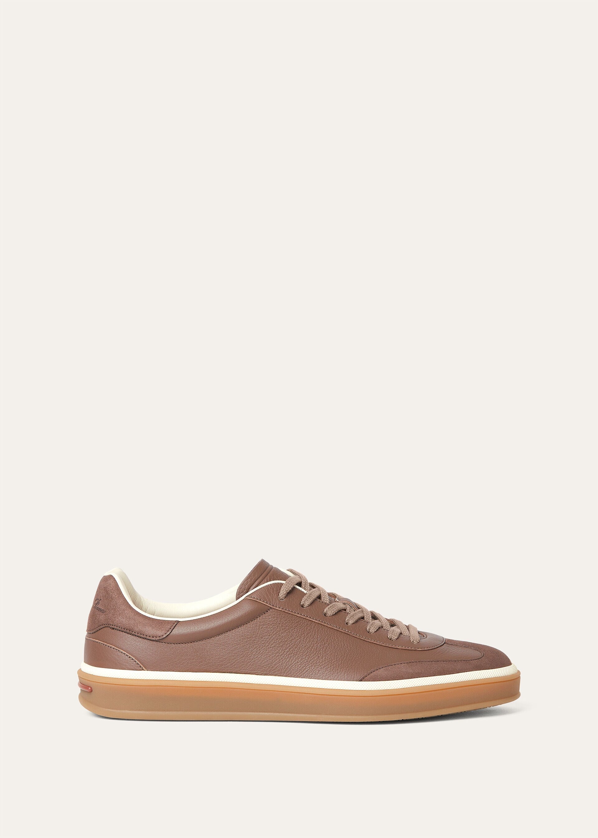 Tennis Walk Sneaker Calfskin Grey Taupe