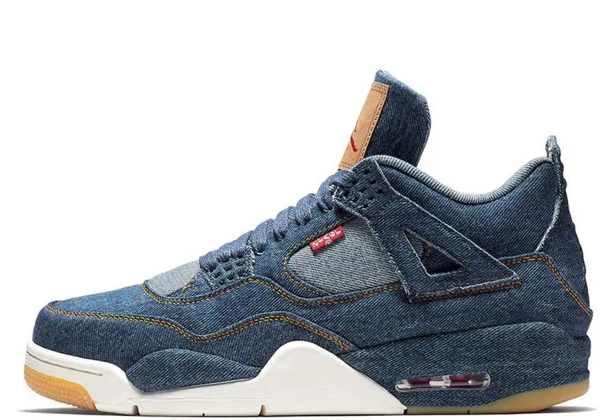 Jordan 4 Retro Levi's Denim (Tag with Levi's Logo)