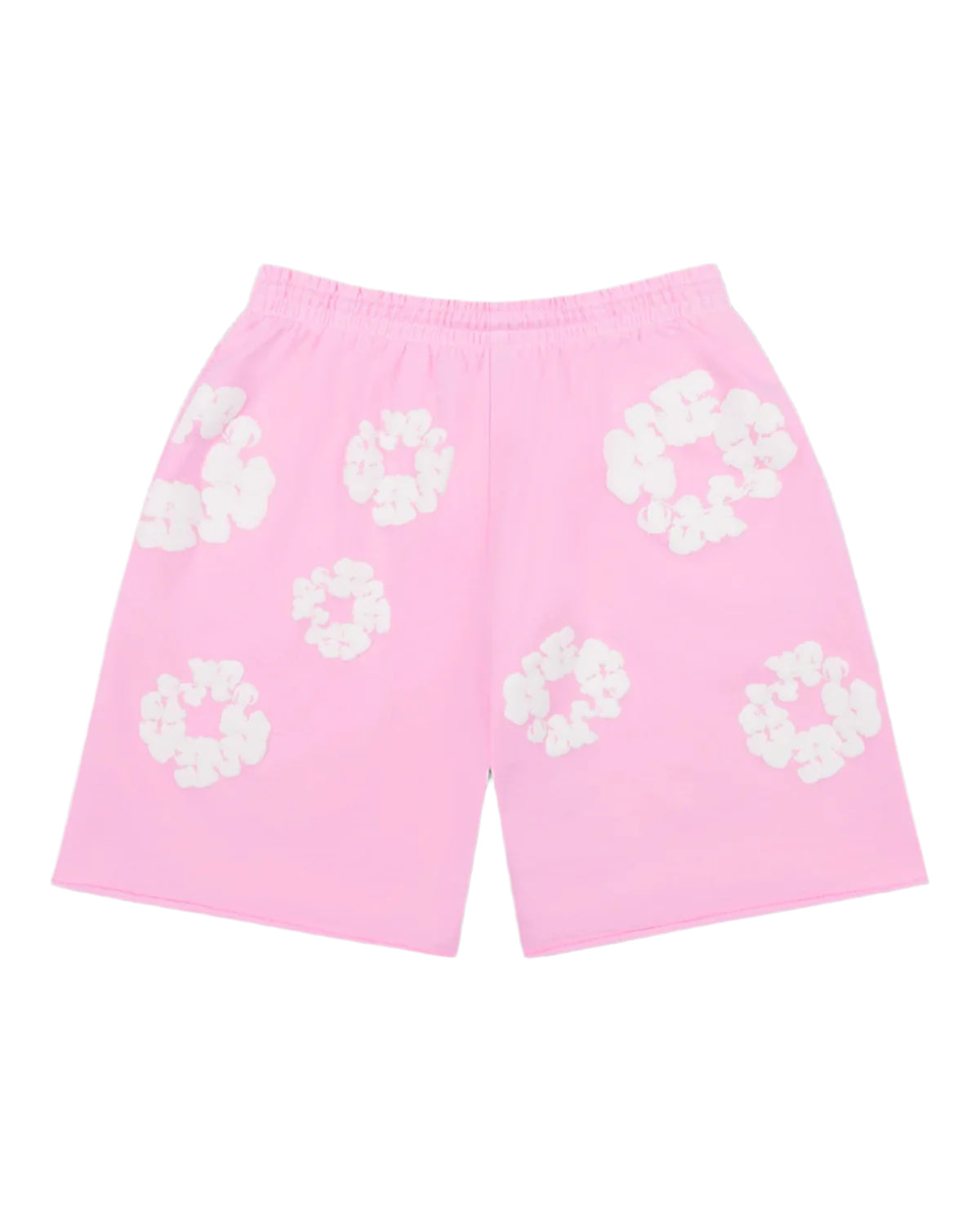 The Cotton Wreath Sweat Shorts Powder Pink Pink