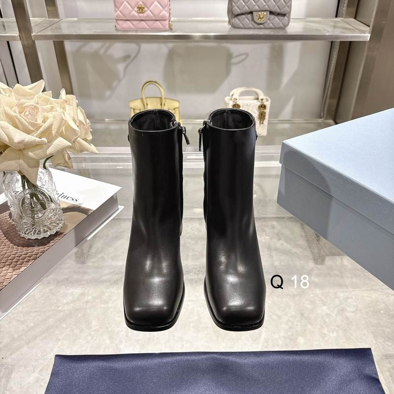 Prada Leather Booties