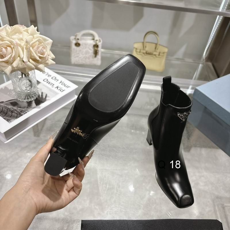 Prada Leather Booties