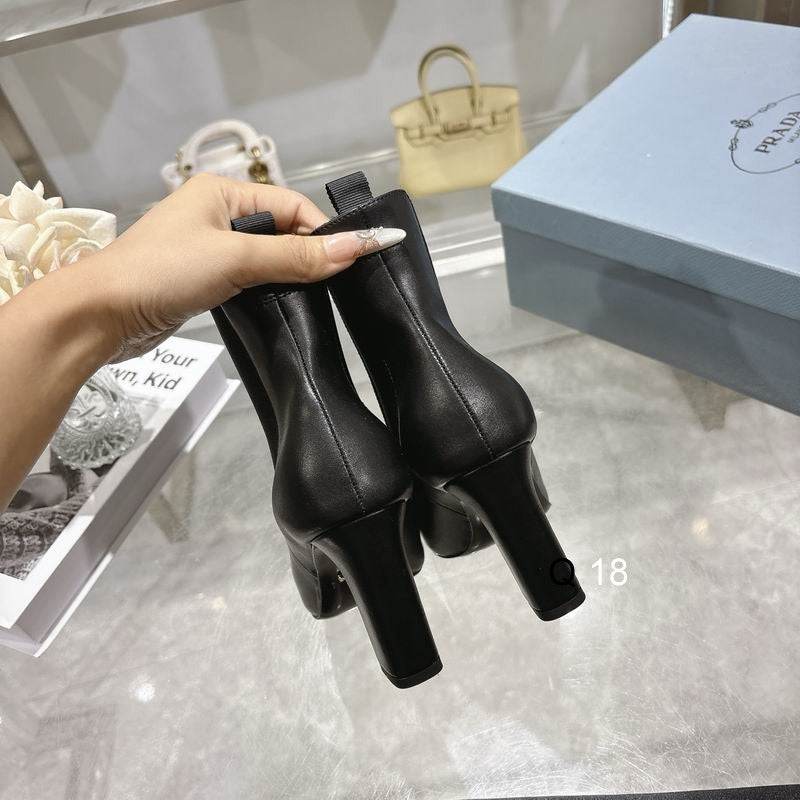 Prada Leather Booties