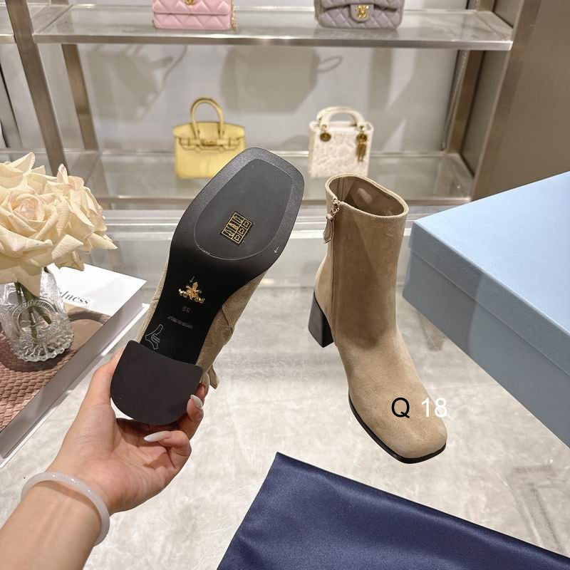 Prada Suede Booties