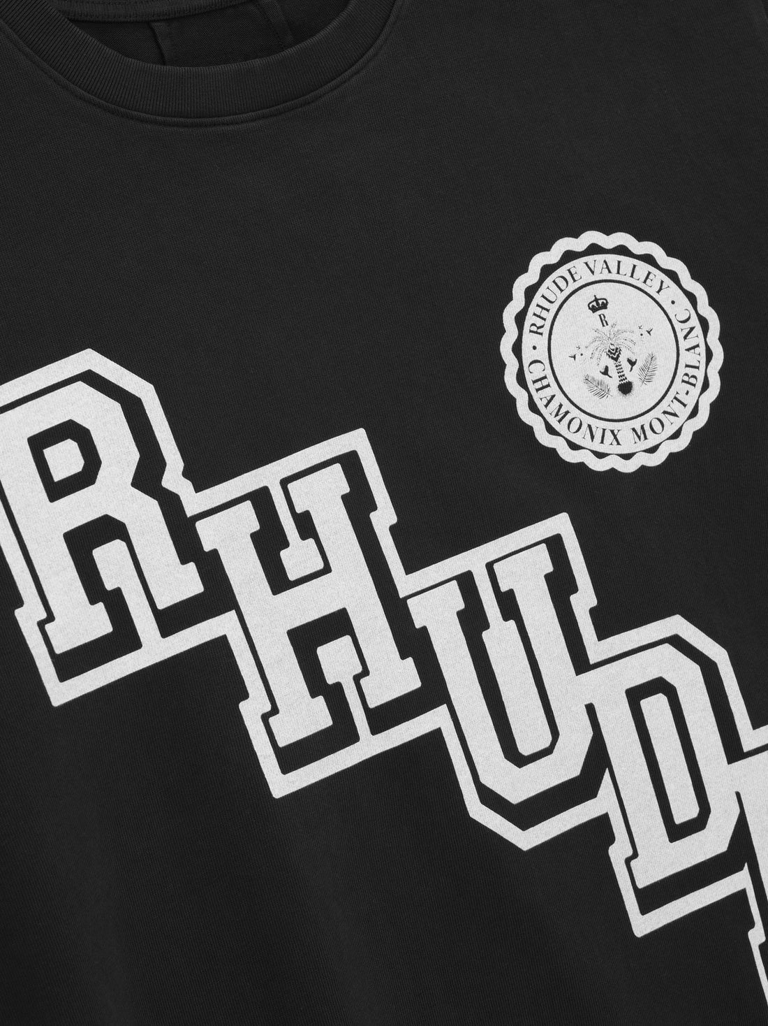 Rhude Collegiate Crest VTG Black