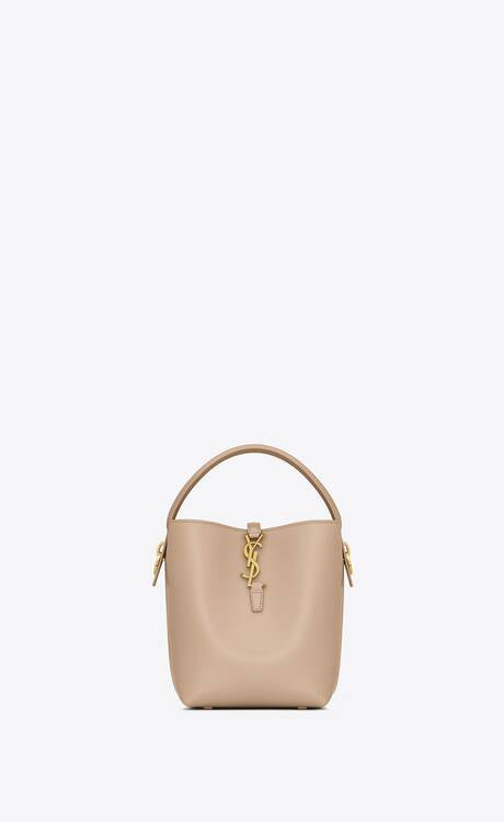 YSL Le 37 Small Leather Beige