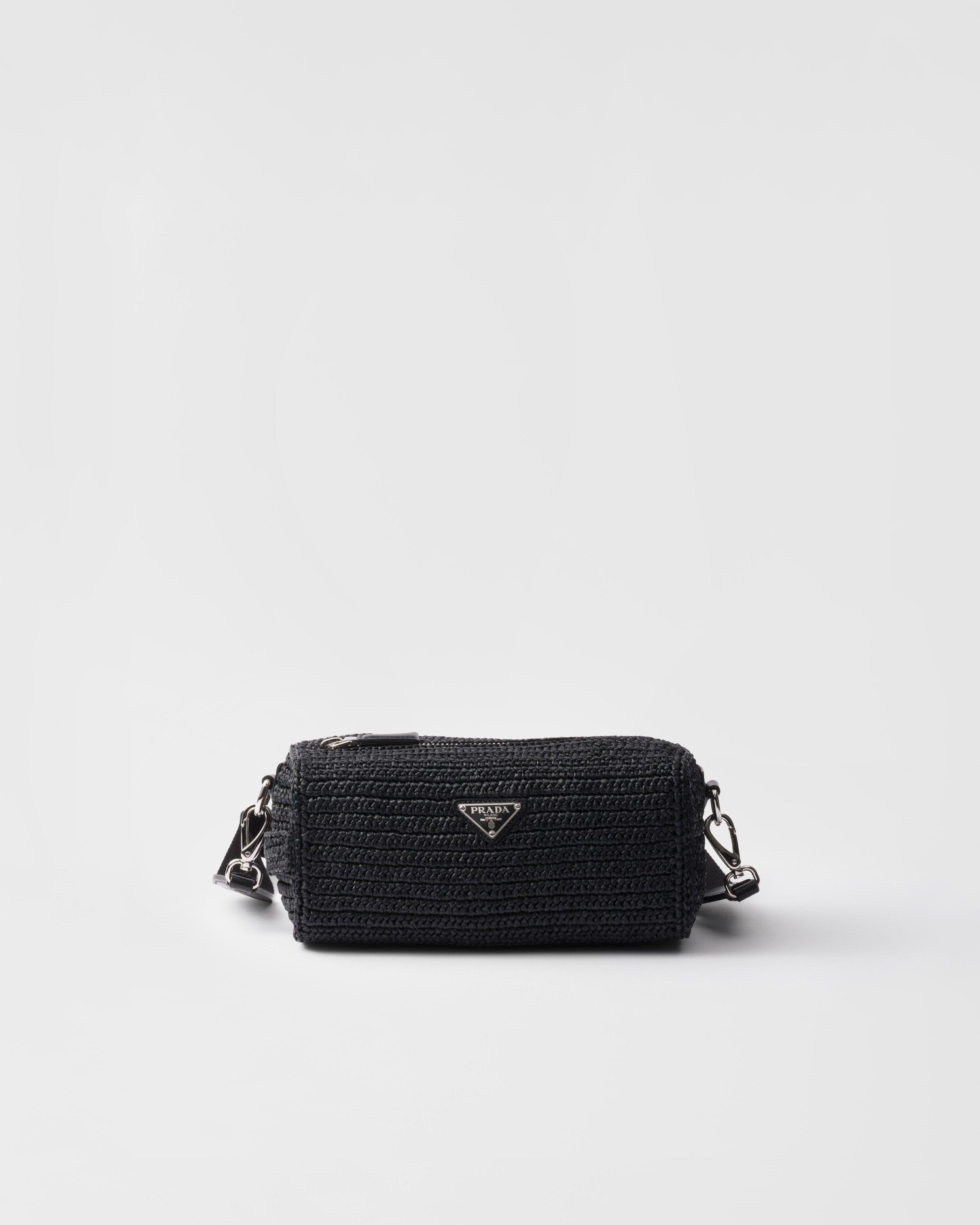 Crochet shoulder bag Black