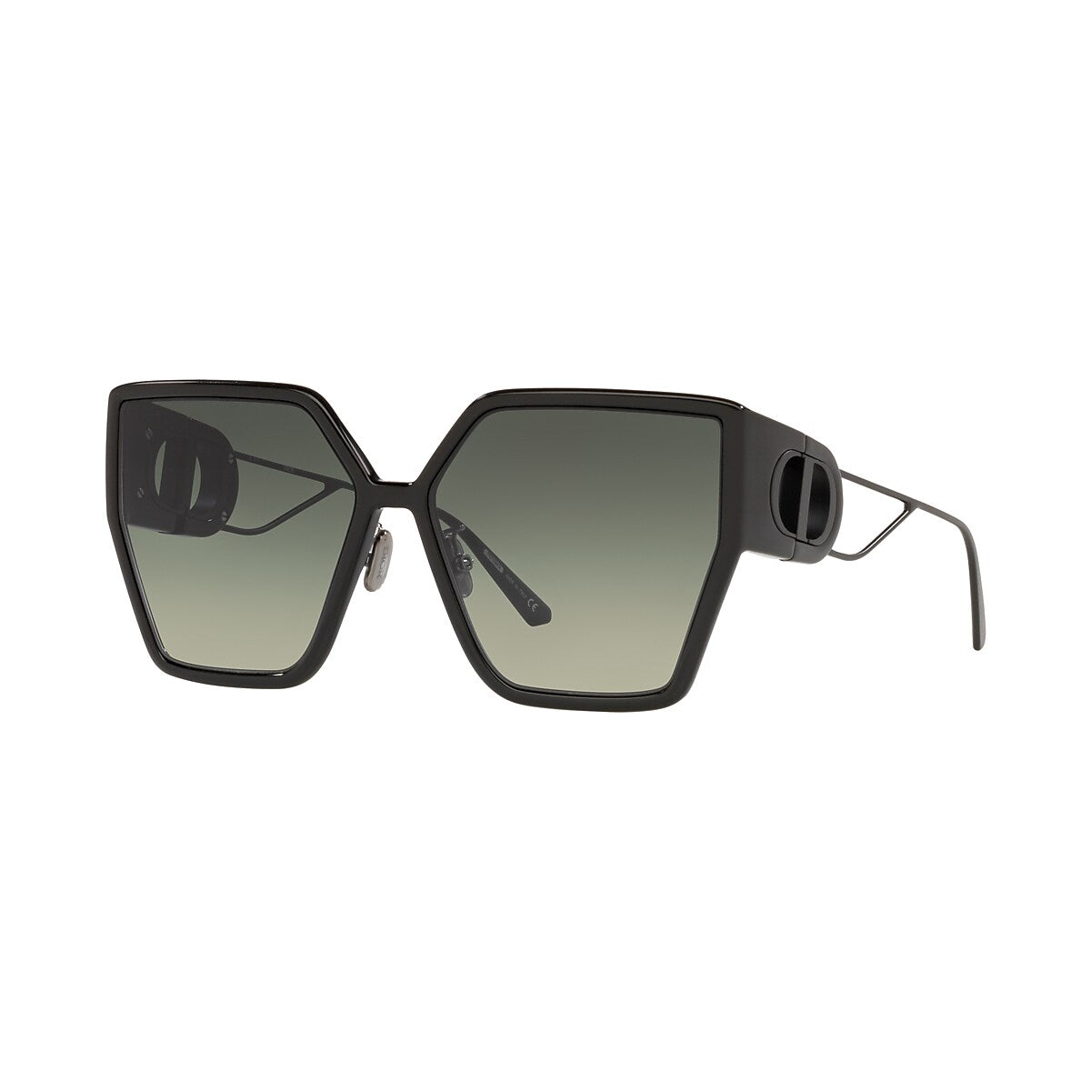 DIOR 30Montaigne BU Black - Women Luxury Sunglasses, Smoke Lens