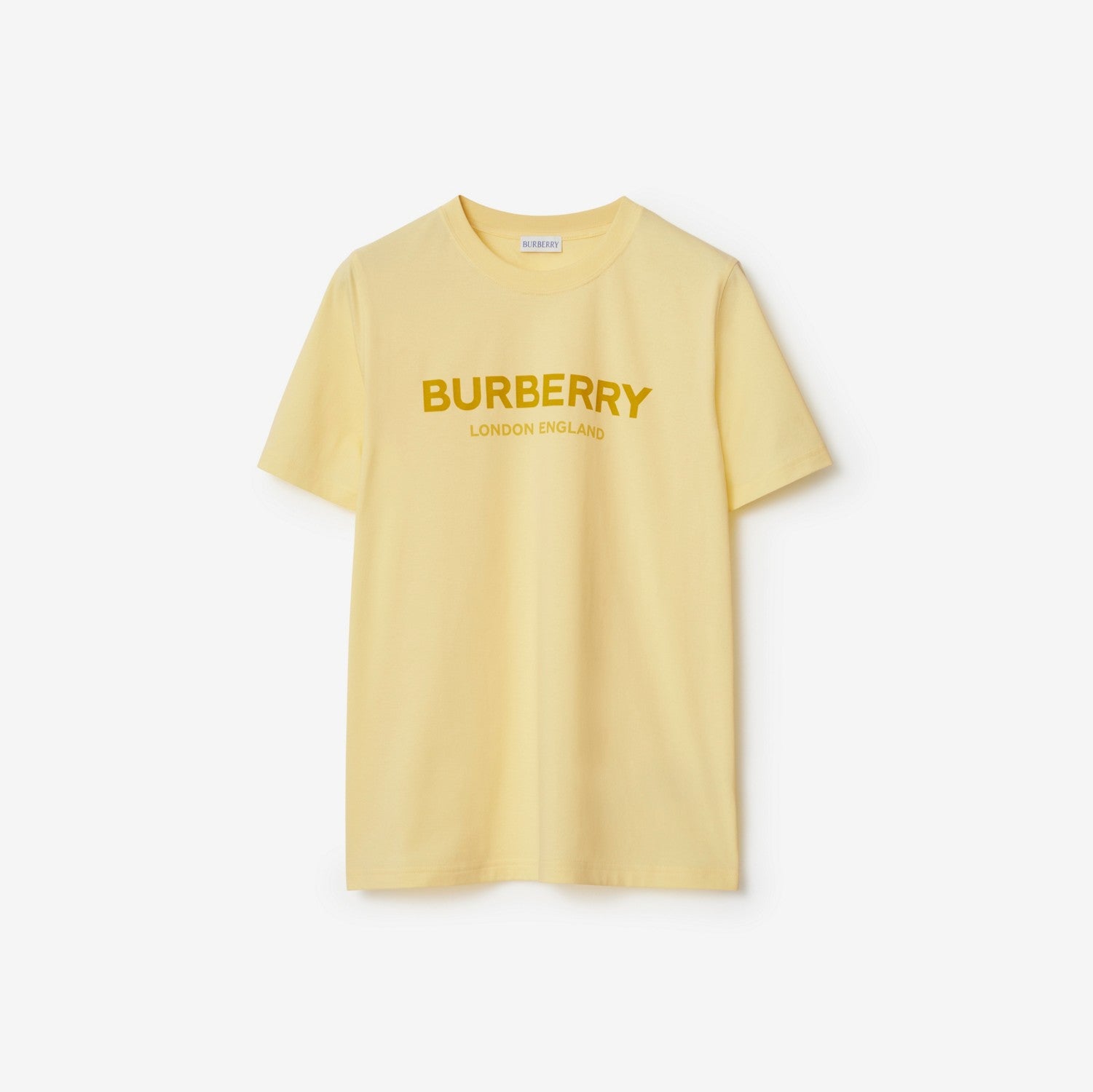 Logo Cotton T-shirt - Frosted lemon