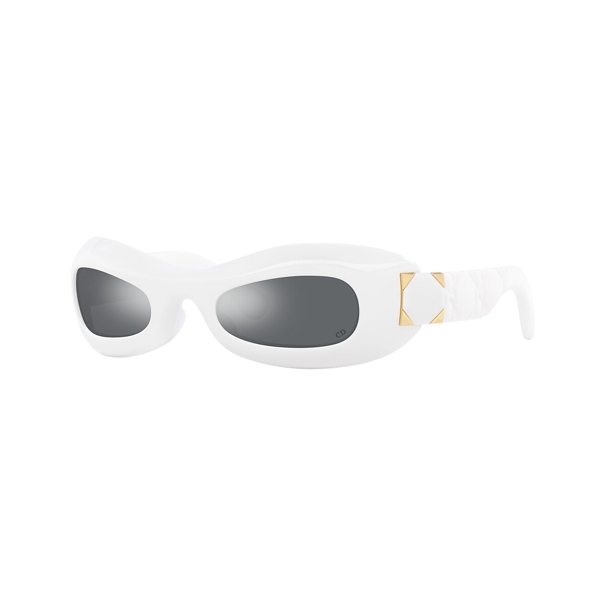 DIOR Lady 9522 R1I White - Women Luxury Sunglasses, Grey Lens