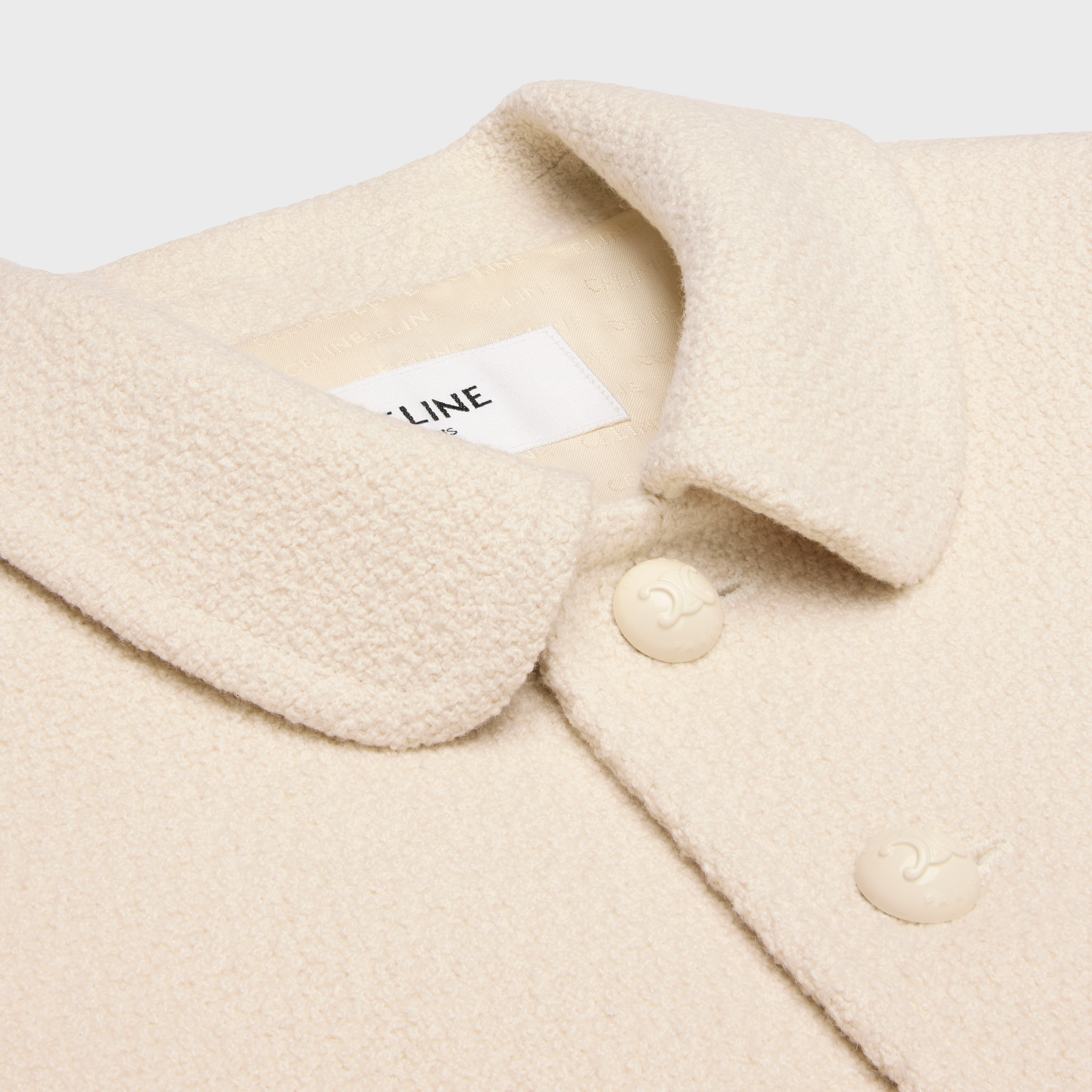 VERNEUIL JACKET IN CASHMERE TWEED - CREAM