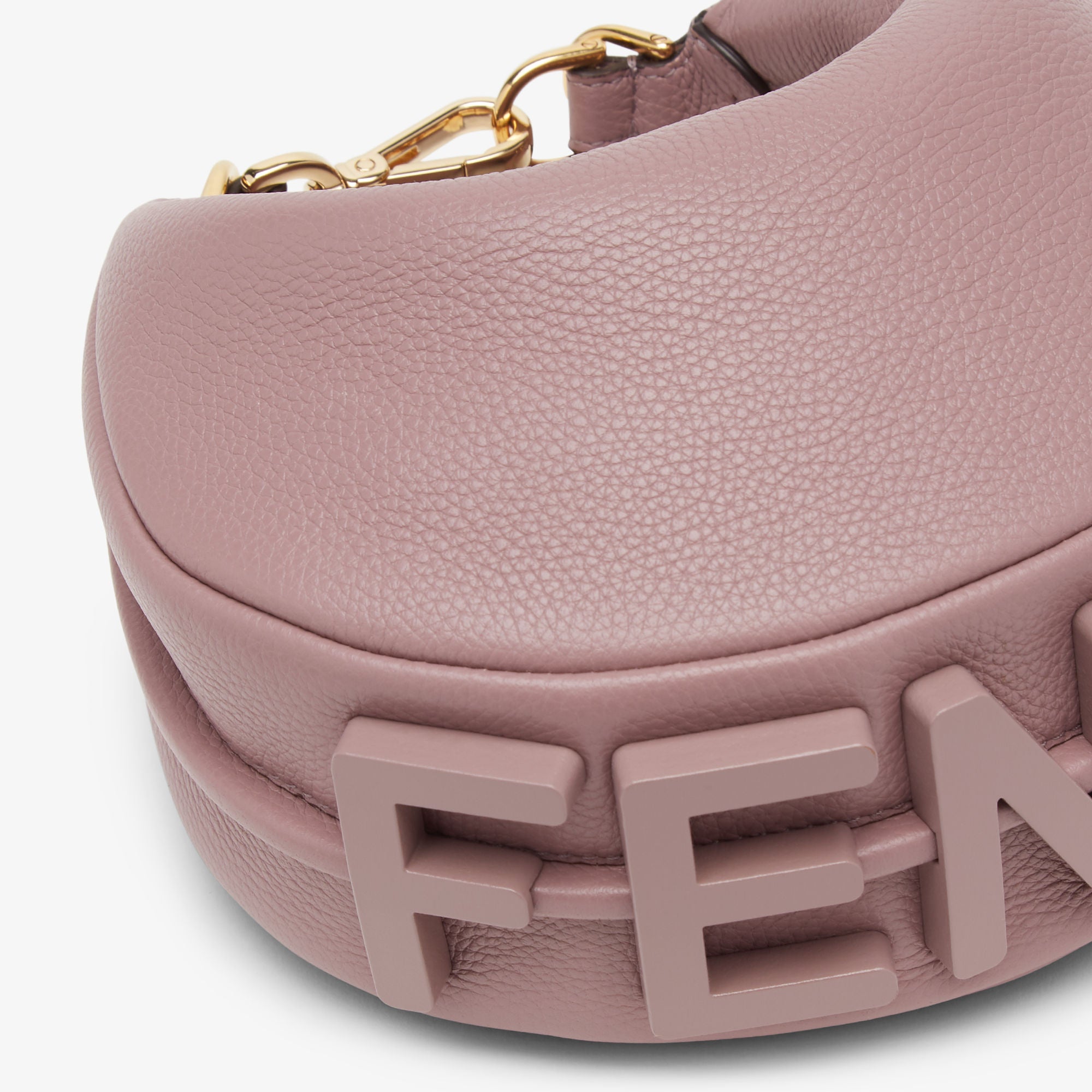 Fendigraphy Mini Mauve pink leather mini-bag