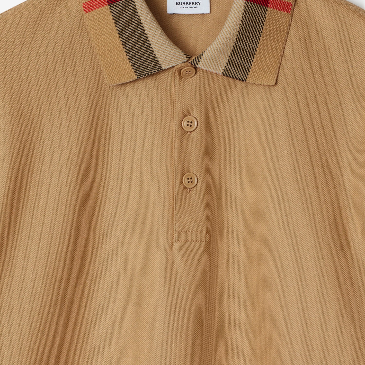 Cotton Polo Shirt - Beige