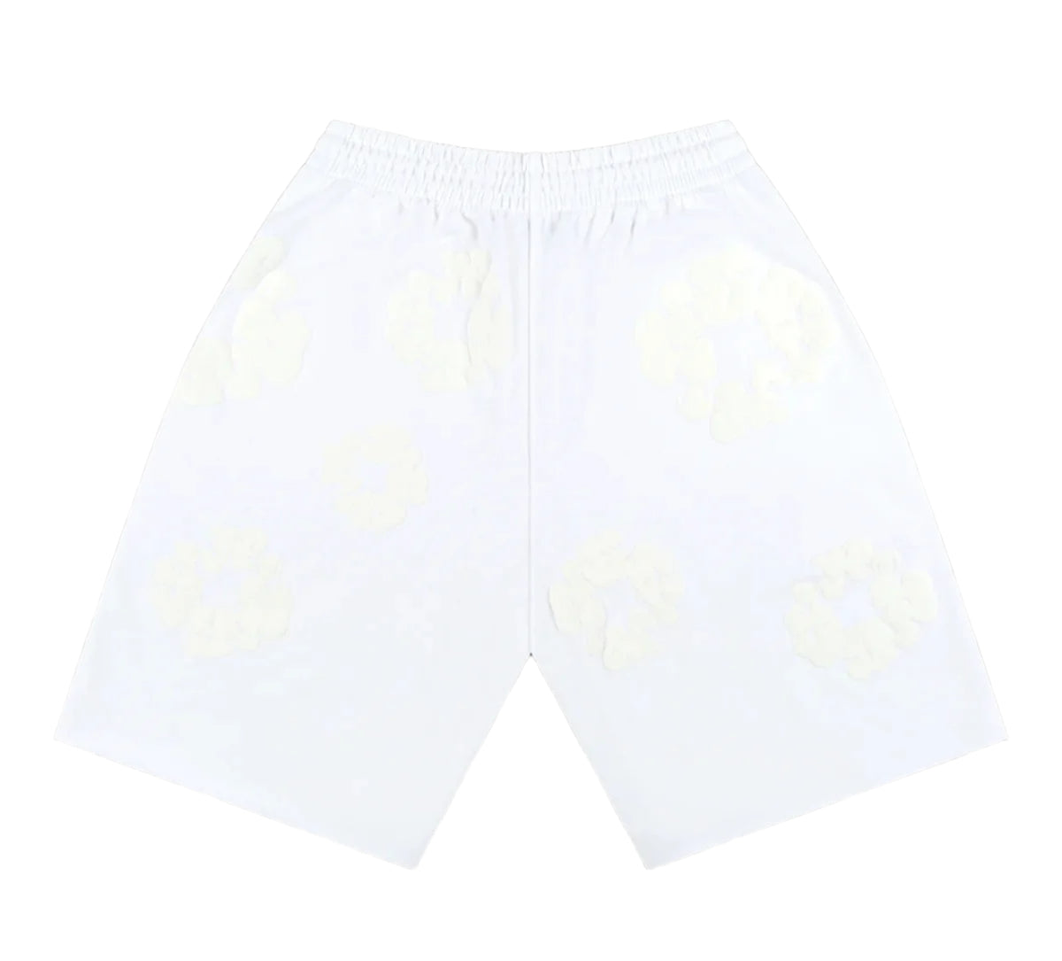 Mono Cotton Wreath Shorts White