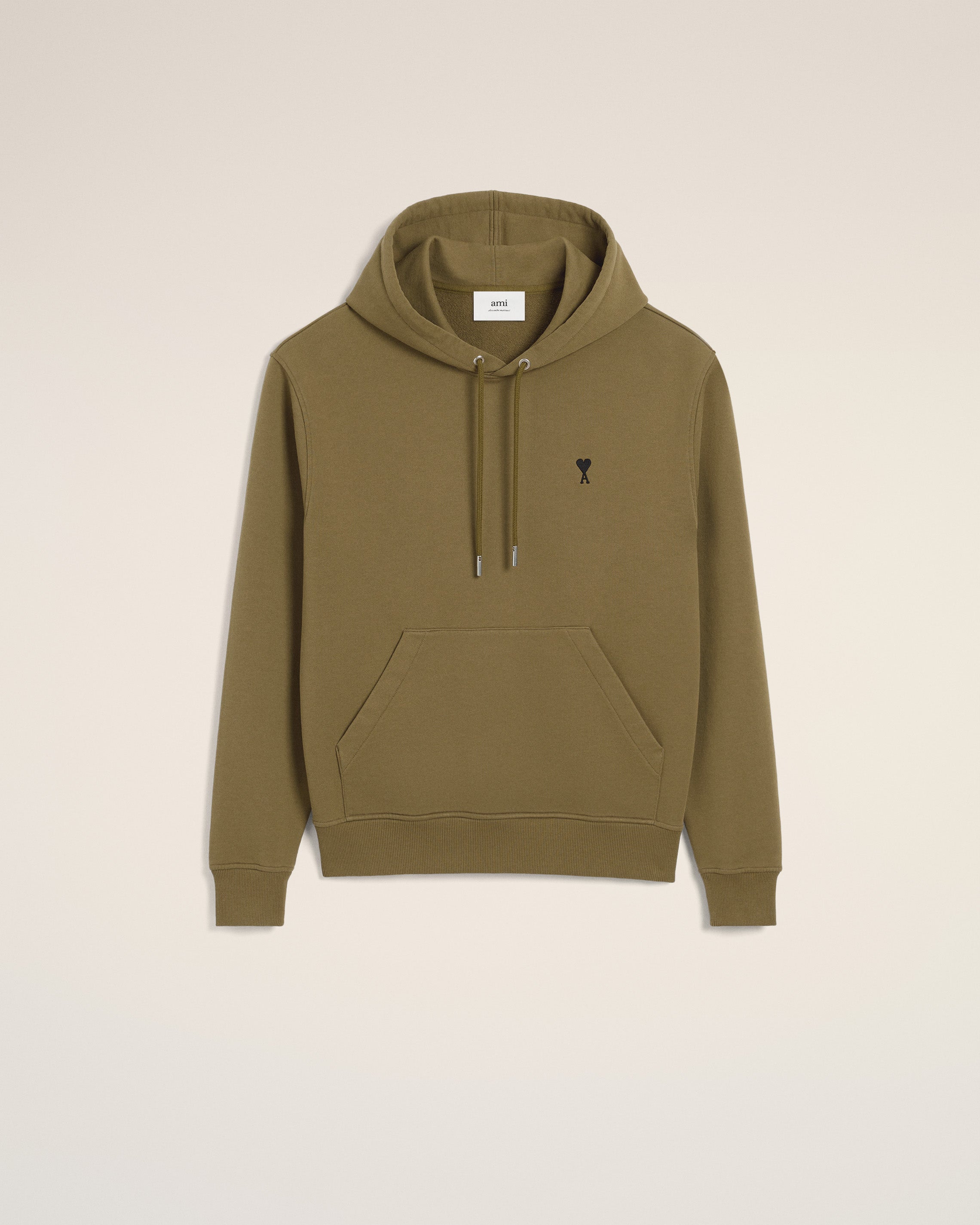 Green Cotton Ami De Coeur Hoodie BRONZE