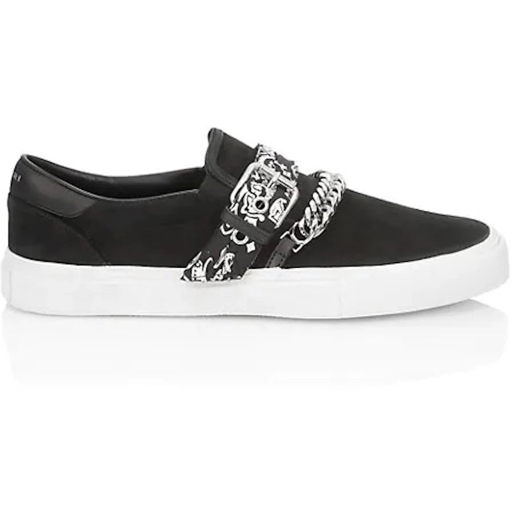 AMIRI Bandana Buckle Slip On Black